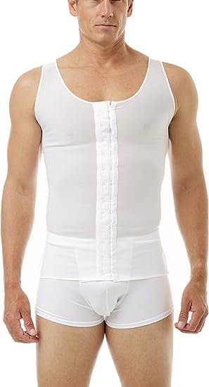 Mens Gynecomastia Pre-Surgical Post-Surgical Chest Binder Vest