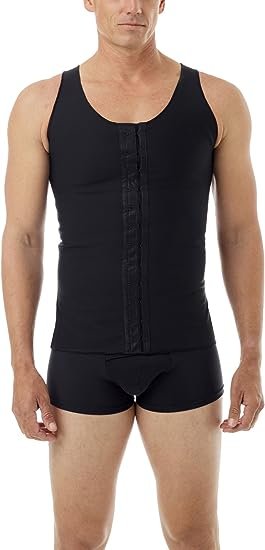 Mens Extreme Gynecomastia Pre-Surgical Post-Surgical Chest Binder Vest