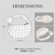 Knoted Woven Handbag for Women Fashion Designer Ladies Hobo Bag Bucket Purse Faux Leather